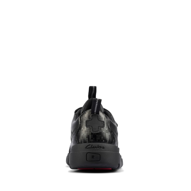 Codificar Cuero Negro Brillante K Clarks