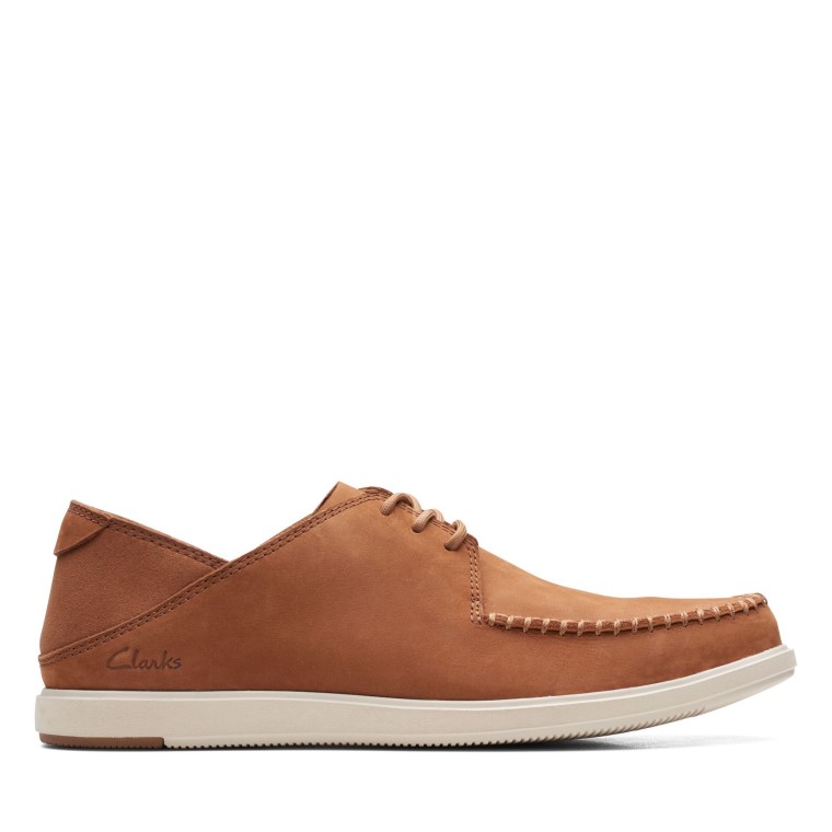 Corbata Bratton Clarks De Nubuck Marrón Oscuro