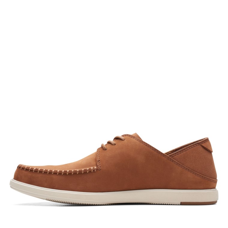 Corbata Bratton Clarks De Nubuck Marrón Oscuro