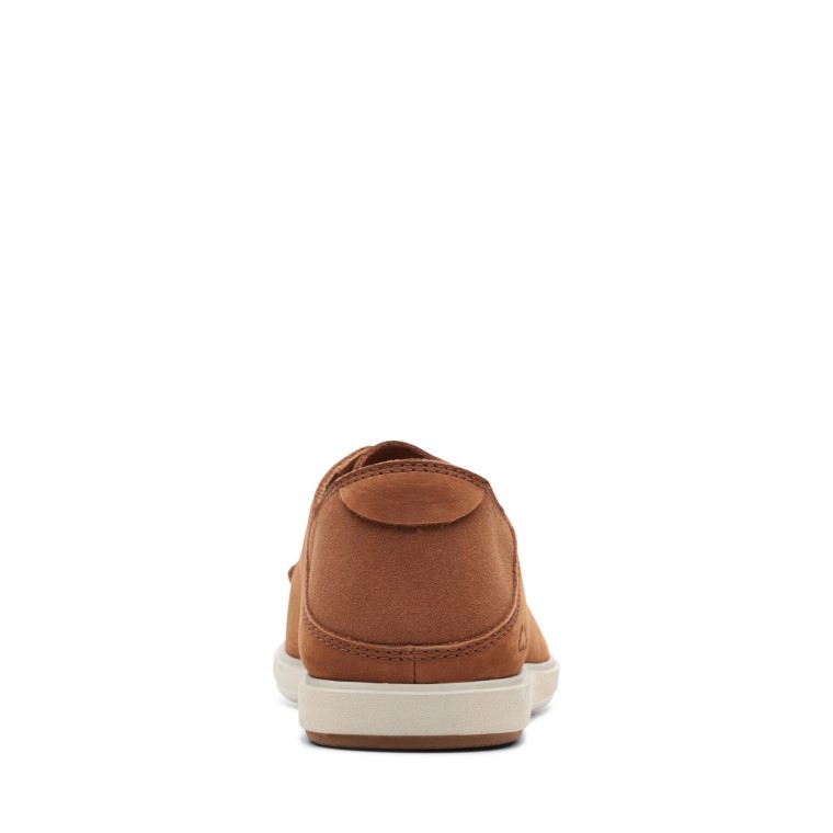 Corbata Bratton Clarks De Nubuck Marrón Oscuro
