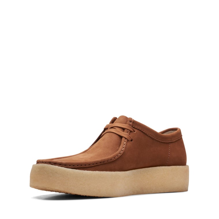 Taza Wallabee Clarks De Nobuk Tostado