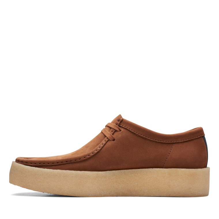 Taza Wallabee Clarks De Nobuk Tostado