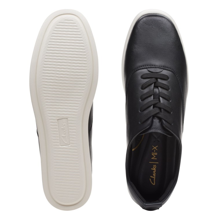 Corbata Clarks Ace Lite De Piel Negra