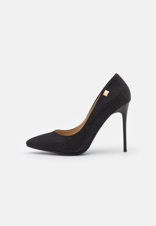 Clarks Brillo Negro Tacos Clasicos