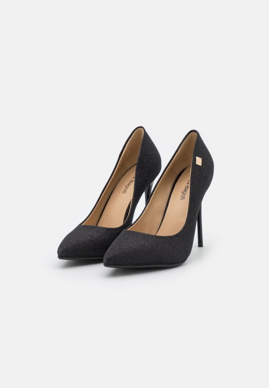 Clarks Brillo Negro Tacos Clasicos