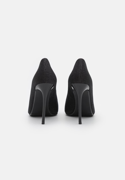 Clarks Brillo Negro Tacos Clasicos