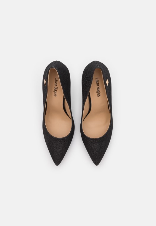Clarks Brillo Negro Tacos Clasicos