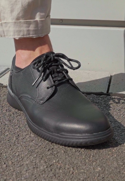 Clarks Donaway Pla-zapatos Casual Con Cordones Negro