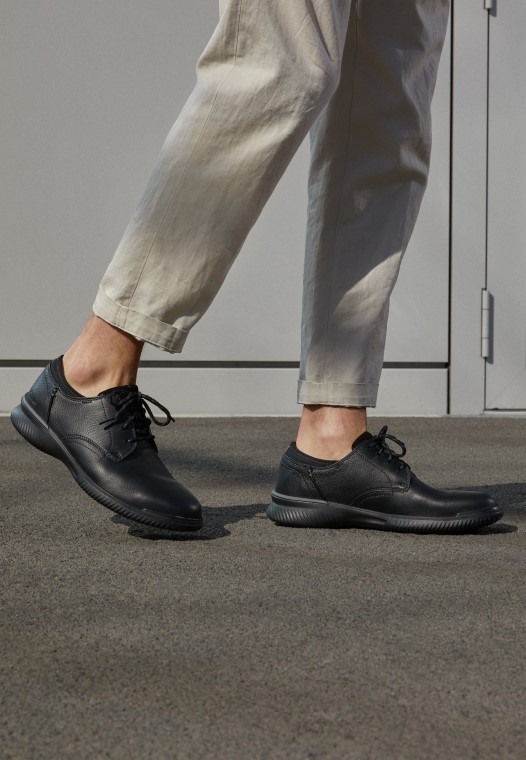 Clarks Donaway Pla-zapatos Casual Con Cordones Negro