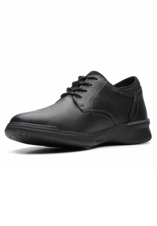 Clarks Donaway Pla-zapatos Casual Con Cordones Negro