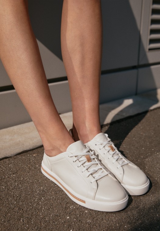 Zapatillas Un Maui Encaje Clarks Blanco