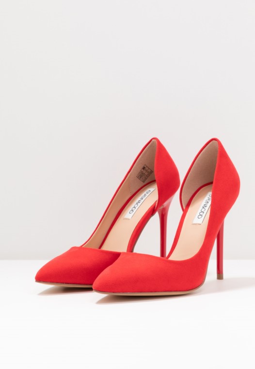 Tacones Altos Clarks Rojos