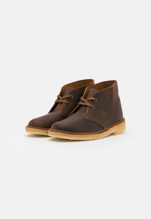 Bota Safari Casual Con Cordones Clarks Beeswax