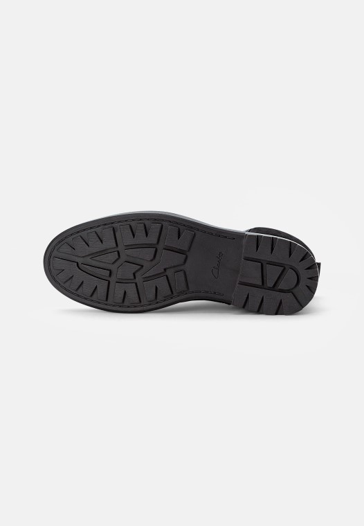 Botines Con Cordones Chard Negro Clarks