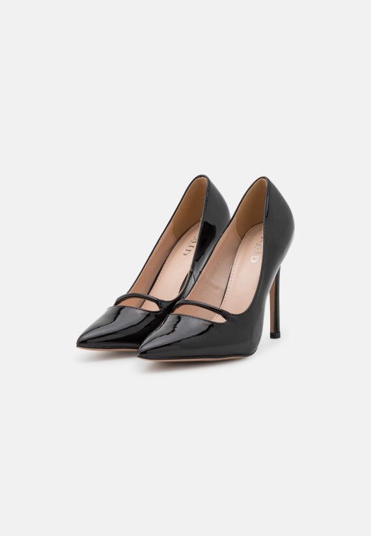 Tacones Reggie Classic De Corte Ancho Clarks Negro