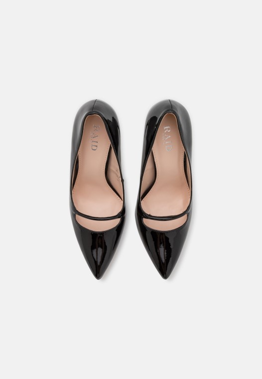 Tacones Reggie Classic De Corte Ancho Clarks Negro