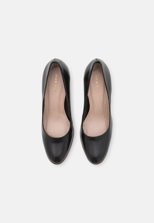 Cuero Tacones Clasicos Clarks Negro